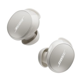 Bose Bose QuietComfort Bluetooth Earbuds, True Wireless Earbuds with Active Noise Cancellation and Mic, Deep Bass, IPX4 Rating, Up to 8.5 Hours of Playtime, White
