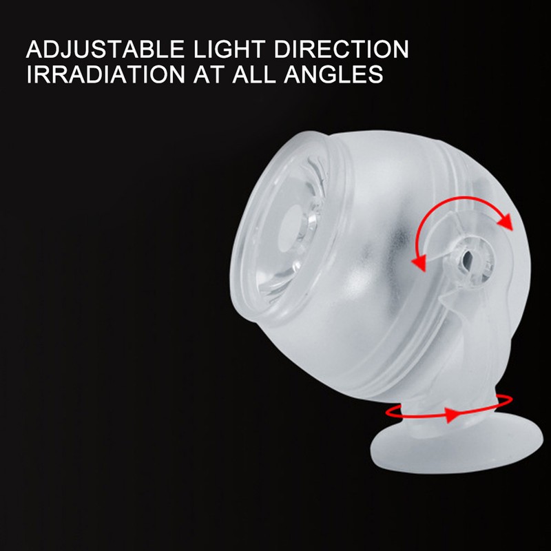 Plastic LED Aquarium Colourful Gradient Waterproof Submersible Night Spot Light