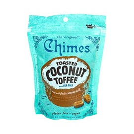 Chimes Toasted Coconut Toffee with Sea Salt, 3.5 Ounce (Pack of 12) by Chimes