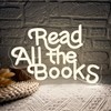 Allball Read All The Books Neon Sign, Read Neon Light