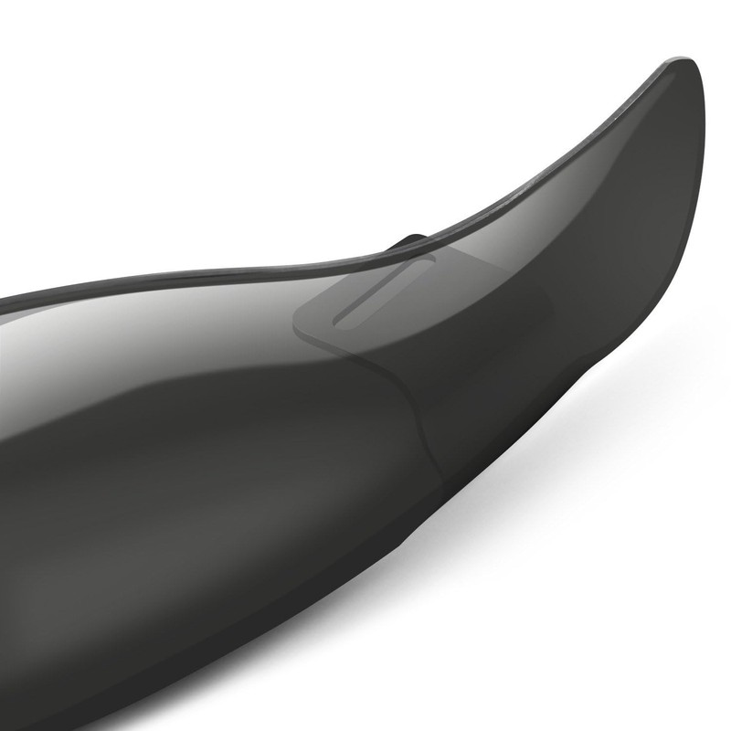 EGR 305401 SuperGuard Hood Guard Bug Deflector, Dark Smoke Finish,