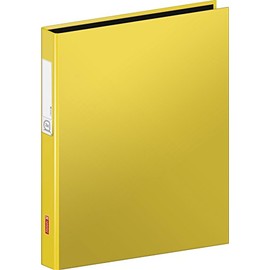 Baier Schneider & Presentation Ring Binder 2 Rings 18 mm A4 261 x 324 mm, Yellow