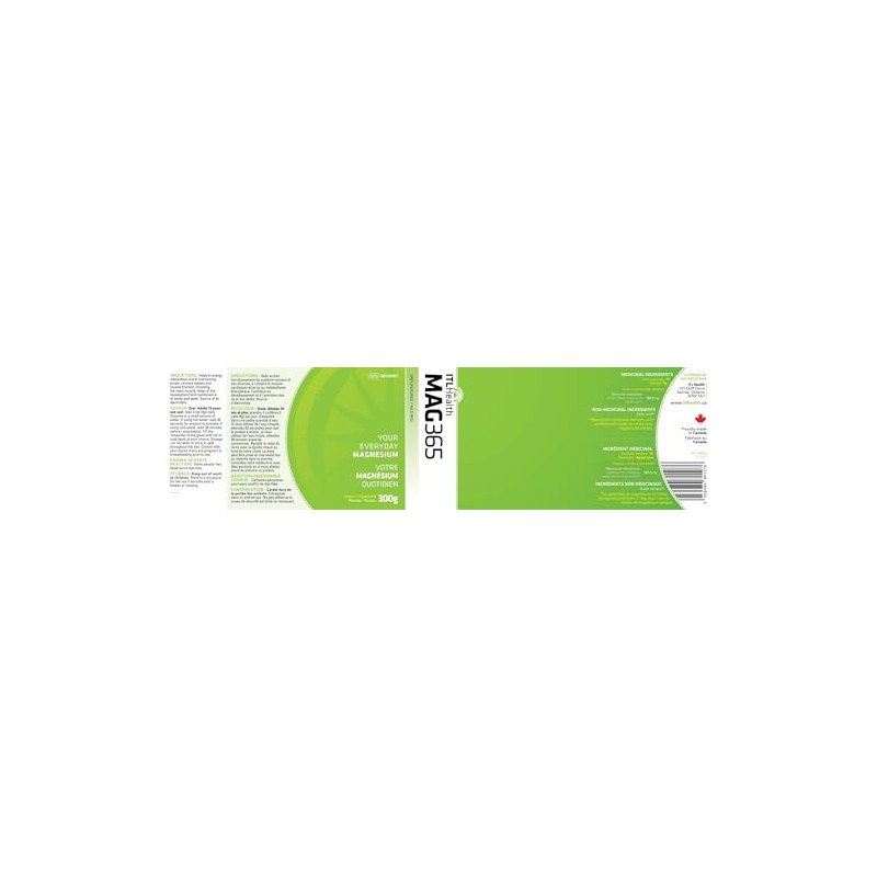 MAG365 Magnesium Citrate Powder - Highly Absorbable Magnesium Supplement -