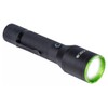 Handyfix Luceco LED Tactical Flashlight, Black with Green Trim, High-Power Torch