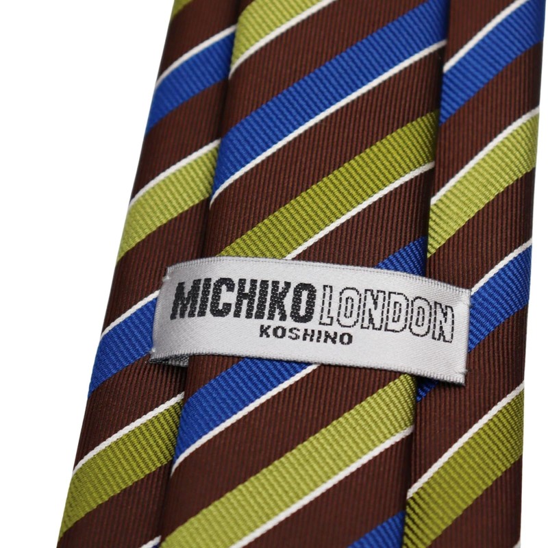 Michi Kolondon MKJ-031 Made in Japan Necktie Brand KOSHINO Striped