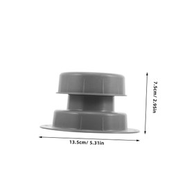 Zerodeko Rv Plumbing Vent Cover Durable Plastic Vent Cap for Trailer Camper Enhances Air Circulation Aesthetic Appeal Compatible with Various Rv Models Easy Installation Reliable