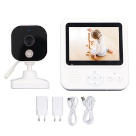 2.8 Inch Baby Monitor with Camera Sound Wireless Monitoring Crying Detection Night Vision 2 Way Talk Monitor 100‑240V EU Plug