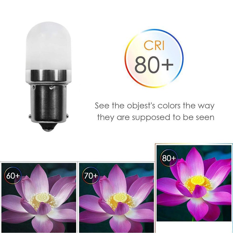 Makergroup 1141 BA15s Bayonet LED Bulbs 12V, Weatherproof 1156 S8
