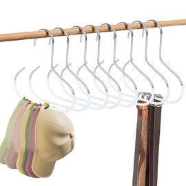Hat Hanger,Hat Storage for Baseball Caps,The Anti-Slip Design Keeps Hats, Ties, Belts and Bags Neatly Organized for Easy Access. Hat Organizer for Closet(8-Pack in Black)