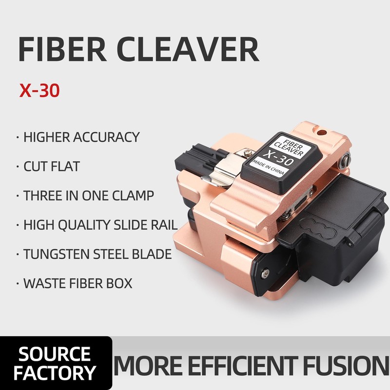 FTTH High Precision Optical Fiber Cleaver 24 Surface Blade Fiber
