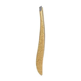 Golden Eyelash Tweezer High Elasticity Rust-Proof Mini Colorful Professional Tweezer Eyebrow Face Clip for Salon Hair Removal Tweezers