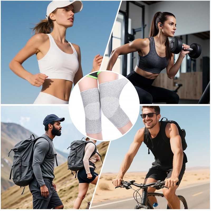 One Compress Bamboo Knee Sleeves For Women & Men Knee