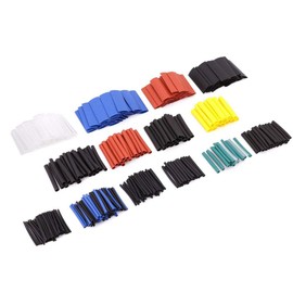 BE-TOOL Heat Shrink Tubing, 580PCS Insulation Coloured Heat Shrink Tubes 16 Sizes, Sleeve Wrap Shrinkage Ratio 2:1 Car Assorted Electrical Cable Wire