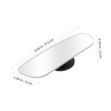 Alipis 1Pair Adjustable Blind Spot Mirrors for Cars High Definition