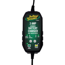 Battery Tender 3 AMP Car Charger - Automotive Switchable 6/12V, Fully Automatic and Maintainer for Cars, SUVs, Trucks 6V/12V, 022-0202-COS