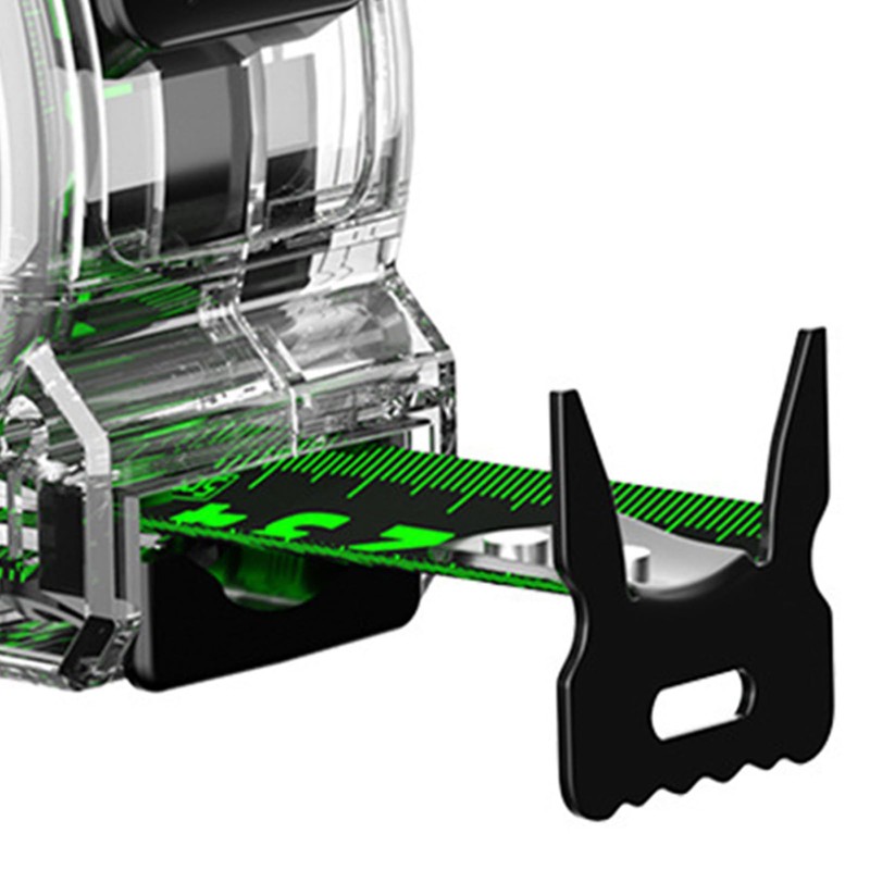 Thick Retractable Stainless Steel Woodworking Tape Measure - Includes Clear