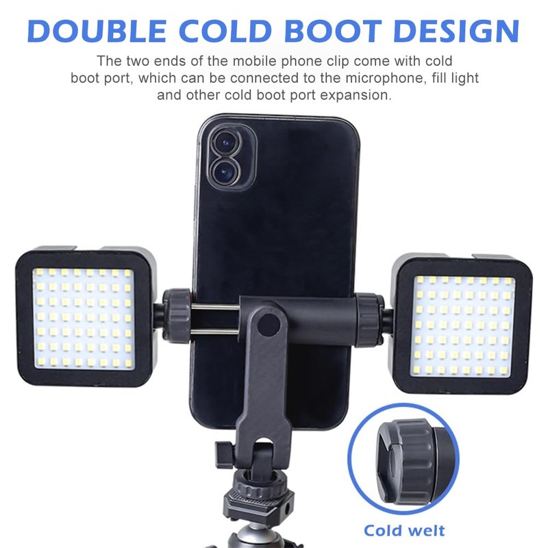 2 Pieces Stabilizer Smartphone with Key Adjustable Adapter for Mounting