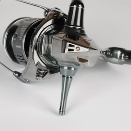 Reel Stand with Hook Keeper, 1.7 inches (43 mm), Spinning Reel, Protective, Compatible with Van Ford 2500 Etc., Hook Hanging, Balancer, Aluminum, Langan Fishing, Ajing, Light Game, 0.2 oz (5.4 g),