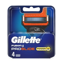 Gillette Fusion Proglide Power Replacement Blades 4 Items