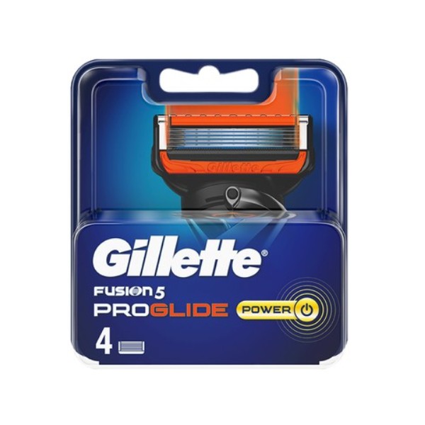 Gillette Fusion Proglide Power Replacement Blades 4 Items