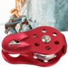 Outdoor Portable Climbing Metal Hardware Single Sheave Fixed Pulley with