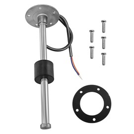EMIHO 240-33ohms 9.5" /241mm Fuel Tank Sending Unit for Marine Boat RV Truck Car, Stainless Steel Fuel Sender Fuel Level Tank Sensor Gas Tank Sending Unit