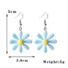 Girls' Daisy Earrings, Daisy Earrings, Hanging Flower Earrings, Flower Earrings,