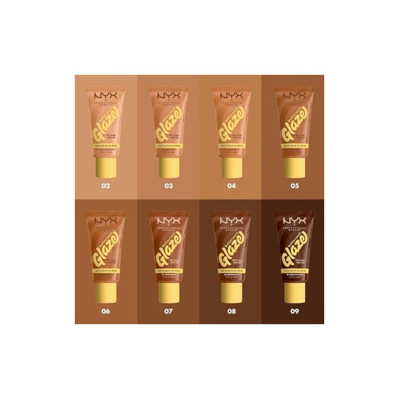 NYX Professional Makeup Buttermelt Glaze Tint, Tinta de maquillaje para