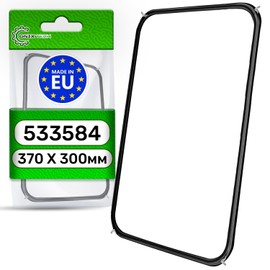 Rubber Oven Seal Universal 370 x 300 mm 8 Hooks with Original Code 533584 for Gorenje - Made in EU - Warranty 5 Years - ONIX TECH