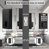 Tinewa Fingerprint Entry Door Lock, Exterior Smart Door Lock for