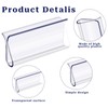 4 PCS Roller Window Shades Window Shade Clear Plastic Hem