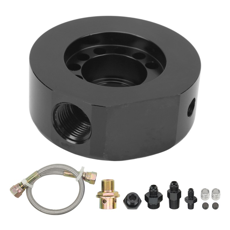 11Pcs VTEC Head Conversion Kit Oil Filter Sandwich Plate Adapter