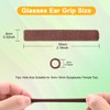 Literry Anti-Slip Elastic Comfort Eyeglasses Temple Tips Sleeve, Soft and