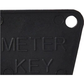 Gas Meter Box Key - Triangle Key - Electric Meter Key - Gas Meter Key - Gas Meter Cover - Electric Box Cover - Gas Box Cover Key - Electric Box - Black Plastic Utility Key