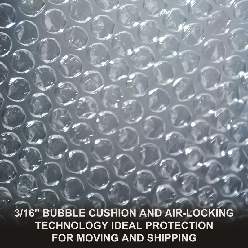 Bubble Cushioning Wrap Rolls-2 Pack 12 Inch x 36 ft-