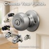 Copper Creek CKDB141SS Colonial Door Knob Keyed Alike with Deadbolt