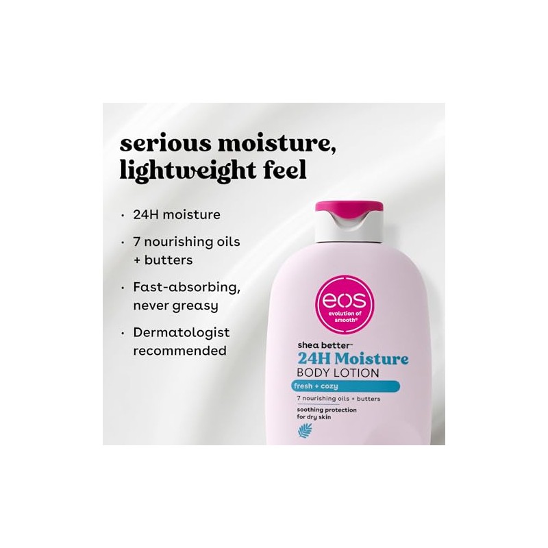eos Fresh & Cozy Body Lotion Shea Better 24 Hour
