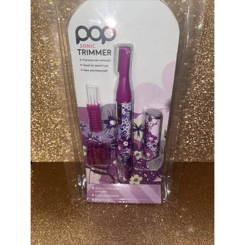 POP Sonic Trimmer Purple Flower NEW SEALED