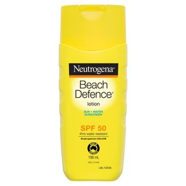Neutrogena Beach Defence Water + Sun SPF 50 Sunscreen Lotion 198ml