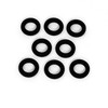 Dritz Curtain Grommets, 1" (25 mm) Inner Diameter, Heavy-Duty Plastic,