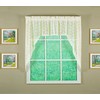 Today's Curtain, Priscilla Lace Bridal Swag 38", Ivory, 60" W