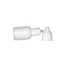 100 Gotero Farmaceutico Plastico Blanco Tapa Inserto 10 Ml