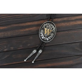 Wentur Bolo Tie for Men - Western Bolo Ties Alphabet Letter ABCDJMR to Z - Western Cowboy Initial Bolo Tie for Women Cowgirl (W)