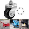 HEMOTON 2pcs Jack Front Wheel Wheels for Garage Horizontal Jack