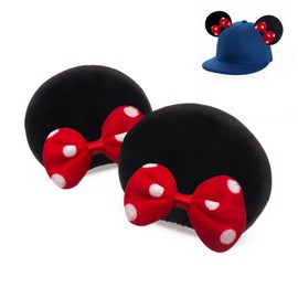 Mini Magnetic Mouse Ears for Any Cap, Mouse Ears Magnetic Magic Ears for Men, Women, Boys, Girls