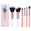 MOGILAN Travel Makeup Brush Set – Portable 6PCS Mini Cosmetic