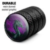 Black Dragon Valve Stem Caps for Tire Rim Wheel Aluminum