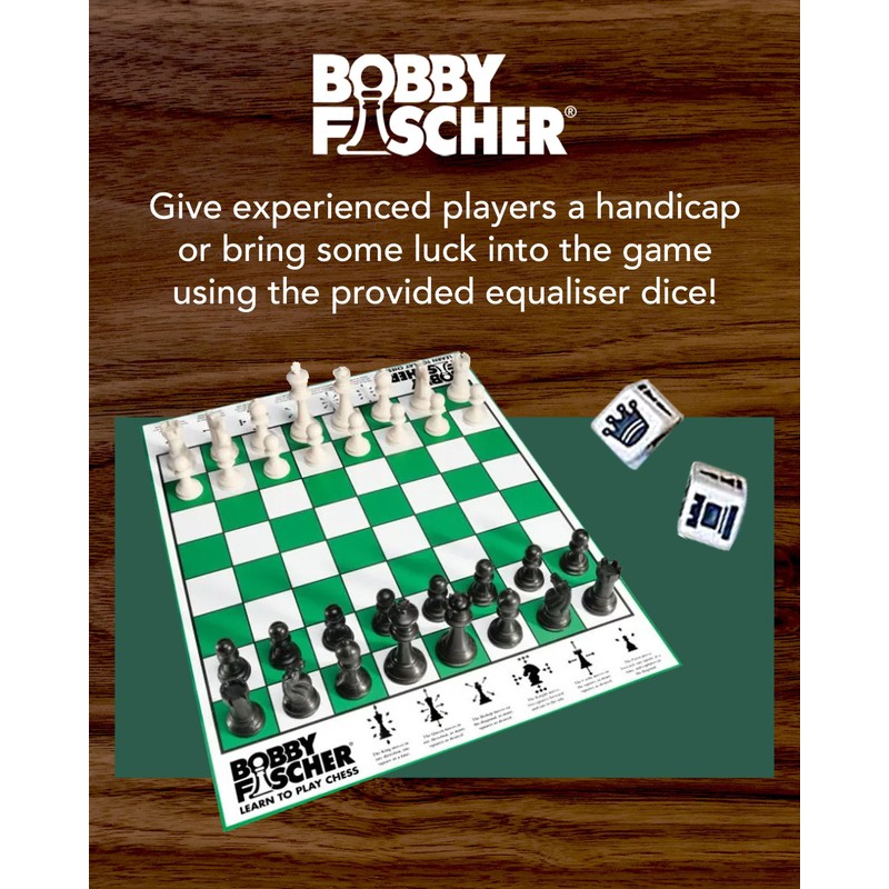 Bobby Fischer® Learn to Play Chess Set Board Game