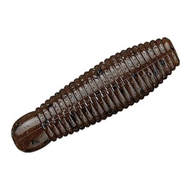 Smith LTD Worm Gary Yamamoto Immoglub 2.4 inches (60 mm), Approx. 0.3 oz (8.5 g), Green Pumpkin/Black Flake #297 Lure