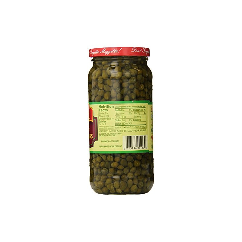 Mezzetta Non-Pareil Caper, 16 Ounce